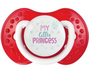 My little princess design-1 : Blanc-rouge classique Tétine embout Lovi Dynamic