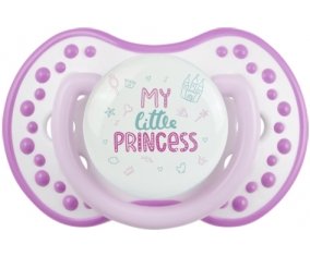 My little princess design-1 : Blanc-mauve classique Tétine embout Lovi Dynamic