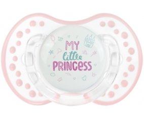 My little princess design-1 : Retro-blanc-rose-tendre classique Tétine embout Lovi Dynamic