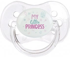 My little princess design-1 : Transparent classique Tétine embout cerise