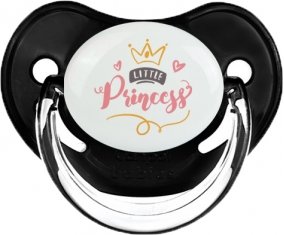 My little princess design-2 : Noir classique Tétine embout physiologique