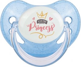 My little princess design-2 : Bleue à paillette Tétine embout physiologique