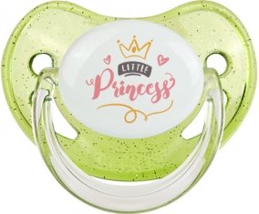 My little princess design-2 : Vert à paillette Tétine embout physiologique