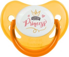 My little princess design-2 : Jaune phosphorescente Tétine embout physiologique