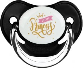 My little princess design-3 : Noir classique Tétine embout physiologique