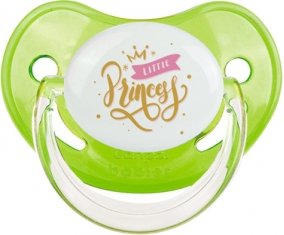 My little princess design-3 : Vert classique Tétine embout physiologique