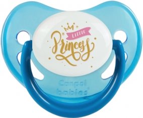 My little princess design-3 : Bleue phosphorescente Tétine embout physiologique
