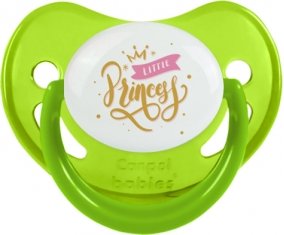 My little princess design-3 : Vert phosphorescente Tétine embout physiologique