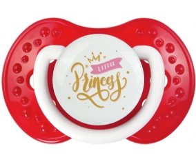 My little princess design-3 : Blanc-rouge classique Tétine embout Lovi Dynamic