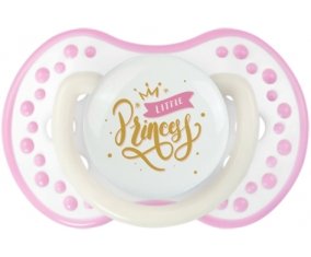 My little princess design-3 : Blanc-rose phosphorescente Tétine embout Lovi Dynamic