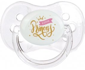 My little princess design-3 : Transparent classique Tétine embout cerise