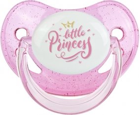 My little princess design-4 : Rose à paillette Tétine embout physiologique