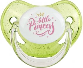 My little princess design-4 : Vert à paillette Tétine embout physiologique