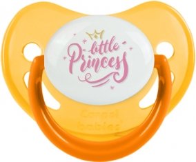 My little princess design-4 : Jaune phosphorescente Tétine embout physiologique