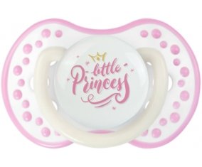 My little princess design-4 : Blanc-rose phosphorescente Tétine embout Lovi Dynamic