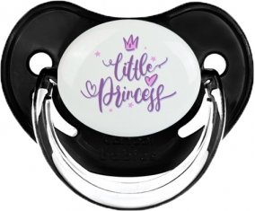 My little princess design-5 : Noir classique Tétine embout physiologique