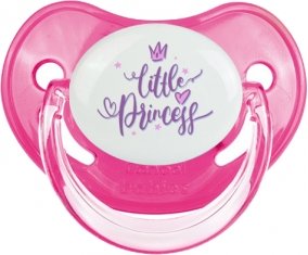 My little princess design-5 : Rose classique Tétine embout physiologique