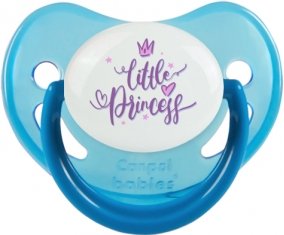 My little princess design-5 : Bleue phosphorescente Tétine embout physiologique