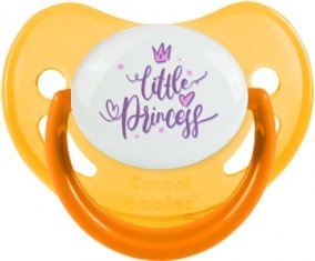 My little princess design-5 : Jaune phosphorescente Tétine embout physiologique