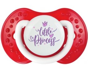 My little princess design-5 : Blanc-rouge classique Tétine embout Lovi Dynamic