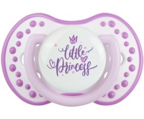 My little princess design-5 : Blanc-mauve classique Tétine embout Lovi Dynamic