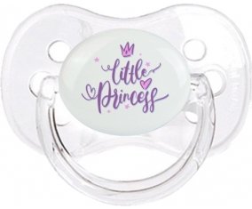 My little princess design-5 : Transparent classique Tétine embout cerise
