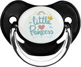 My little princess design-6 : Noir classique Tétine embout physiologique