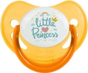 My little princess design-6 : Jaune phosphorescente Tétine embout physiologique