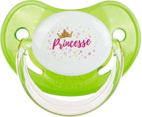 Couronne jaune princesse : Vert classique Tétine embout physiologique