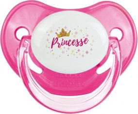 Couronne jaune princesse : Rose classique Tétine embout physiologique
