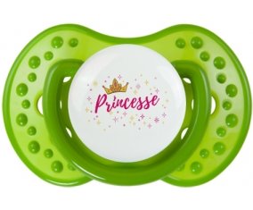 Couronne jaune princesse : Sucette LOVI Dynamic personnalisée
