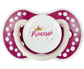 Couronne jaune princesse : Fuchsia phosphorescente Tétine embout Lovi Dynamic