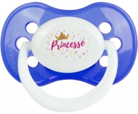 Couronne jaune princesse : Bleu classique Tétine embout anatomique