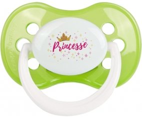 Couronne jaune princesse : Vert classique Tétine embout anatomique
