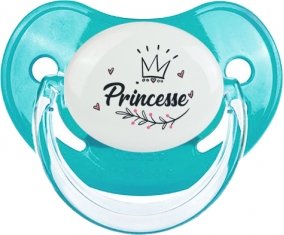 Couronne noire princesse : Sucette Physiologique personnalisée