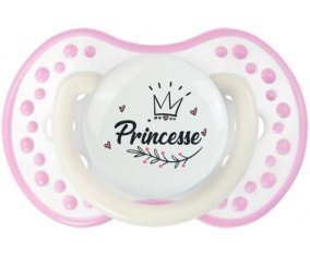 Couronne noire princesse : Blanc-rose phosphorescente Tétine embout Lovi Dynamic