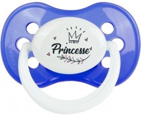 Couronne noire princesse : Sucette Anatomique personnalisée