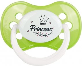 Couronne noire princesse : Vert classique Tétine embout anatomique