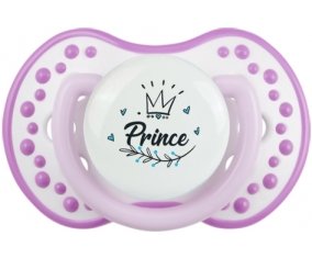 Couronne noire prince : Blanc-mauve classique Tétine embout Lovi Dynamic