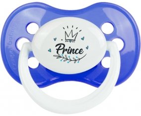 Couronne noire prince : Sucette Anatomique personnalisée
