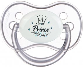 Couronne noire prince : Transparente classique Tétine embout anatomique