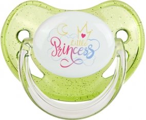 My little princess design-7 : Vert à paillette Tétine embout physiologique