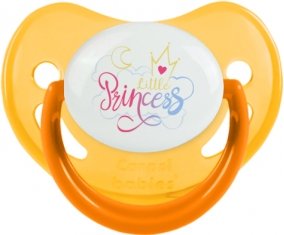 My little princess design-7 : Jaune phosphorescente Tétine embout physiologique