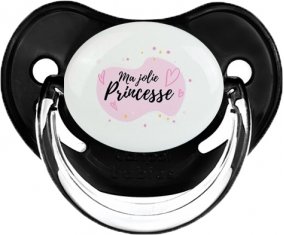 Ma jolie princese design-1 : Noir classique Tétine embout physiologique