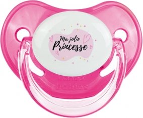 Ma jolie princese design-1 : Rose classique Tétine embout physiologique