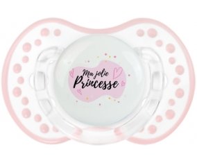 Ma jolie princese design-1 : Retro-blanc-rose-tendre classique Tétine embout Lovi Dynamic