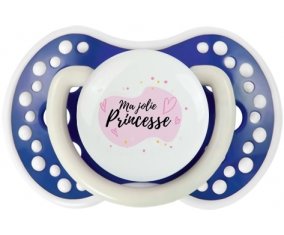 Ma jolie princese design-1 : Bleu-marine phosphorescente Tétine embout Lovi Dynamic