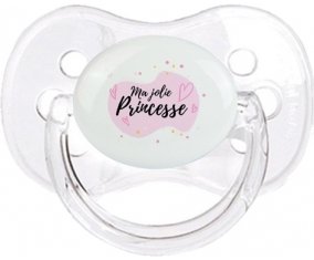 Ma jolie princese design-1 : Transparent classique Tétine embout cerise