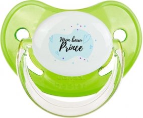 Mon beau prince design-1 : Vert classique Tétine embout physiologique