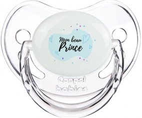 Mon beau prince design-1 : Transparent classique Tétine embout physiologique